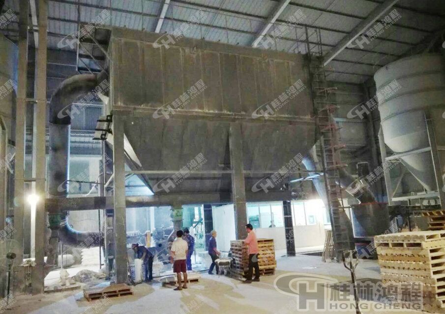 HCH1395超細滑石粉生產(chǎn)設(shè)備，滑石磨粉機，桂林鴻程環(huán)輥磨